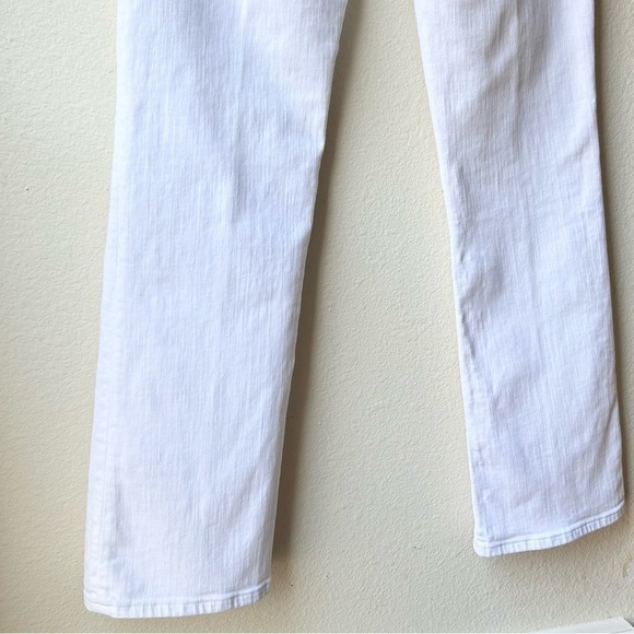 Madewell Cali Demi-Boot Jeans in Pure White Size 26T - Picture 11 of 16